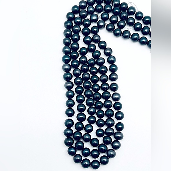 AAA Black Pearl Dangle Earrings on Sterling Silver CZ Hooks in 4 Finishes, NWT - Picture 7 of 7